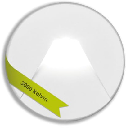 INNOVATE LED Einbaustrahler 24V DC IP44 Rund-Kegel 3000K Weiß | Treppenbeleuchtung Wandleuchte Innen & LED Strahler Außen I Indirekte Beleuchtung Unterputzdose Garten Terrasse Treppe