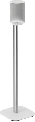 Vogel's SFS 4113 Pie de Altavoces para Sonos ERA 100, Sistema para colocación de Cables, Altura: 82 cm, Máx. 5 kg, Blanco