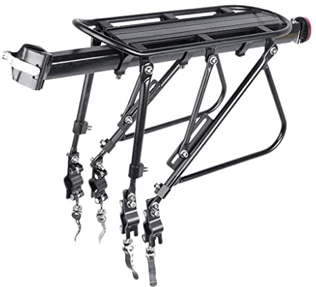 GepäCkträGer Mountainbike Aluminiumlegierung Fahrrad Gepäckträger Gepäck Last Cargo Fahrrad Packtaschen Träger Mountain Rennrad MTB Regal Reitstock Radfahren Fahrrad GepäCkträGer ( Color : Full Quick