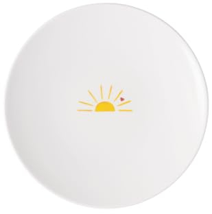 Villeroy & Boch – With Love Piatto da colazione Hello Sunshine, porcellana Premium, piatto piccolo, piatto da insalata, piatto da dessert, lavabile in lavastoviglie e utilizzabile nel microonde