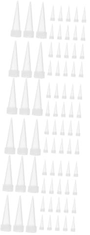 Lurrose 300stücke Wiederverwendbare Caulking Nozzle Tips Präzise Anwendung Für Kleber Für Zugängliche Transparentes Design Leicht Und Vielseitig Einsetzbar