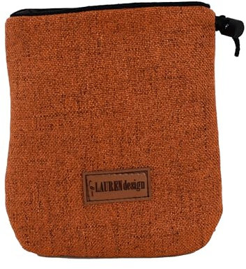 Leckerlibeutel für Hunde-Training - Robuster Futterbeutel Hunde, kompakt & funktional - Futterbeutel Hundetraining für schnelles belohnen Europäischen Union hergestellt (Orange, 15 x 13 cm)