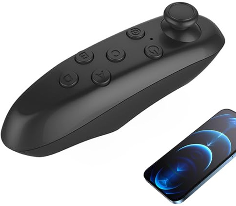 Télécommande VR, télécommande VR, contrôleur VR Compatible pour Les Smartphones, télécommande de téléphone Mobile sans Fil, télécommande VR, Selfie caméra Joystick Remote Controller Game