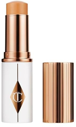 Charlotte Tilbury ORIGINAL Unreal Skin Sheer Glow Tint Feuchtigkeitsspendende Foundation Stick | 9 Gramm | by Bella (8 Medium, 9 g (1 Pack)