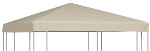 Pavillon-Abdeckung 310 g/m² 3x3 m beige