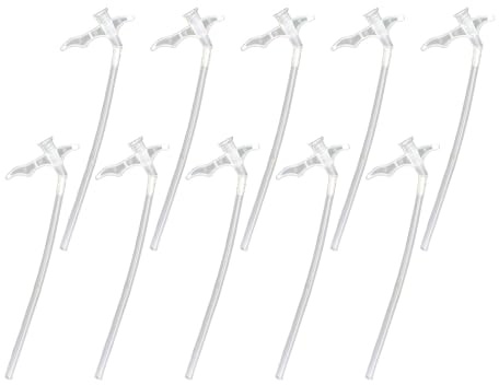 Expanding Foam Nozzle - Homiladi 10Pcs Plastic Gap Filler Nozzles | Replacement Caulking Gun Tips for Foam Cleaner & Gap Sealing | Universal Tubes for Caulking, Filling, Filler Spare Nozzles Comes