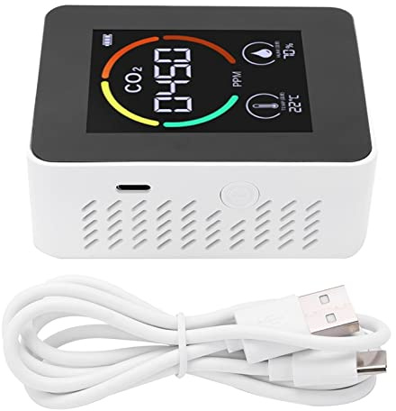 Détecteur Gearwell CO2, compteur de gaz de dioxyde de carbone, moniteur d'humidité de température, dispositif de mesure de la concentration en gaz, outil de mesure de la qualité