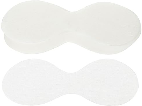 ABOOFAN 400stücke Augenpads für Gesichtsbehandlungen Dünne Augenpflegepads aus Baumwolle Einweg-augenmasken-tuch Leicht und Handlich für Reisen