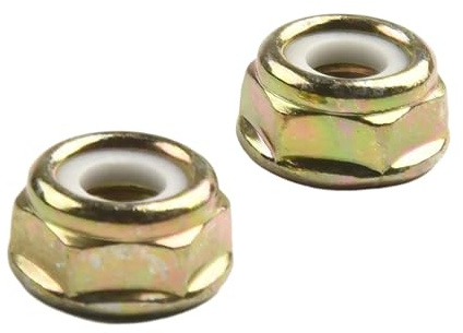 LUhvSW replacement parts 2PCS Nuts Left-Hand Thread M10 For Strimmer Brush Cutters Brushcutter Lawn Mower Accessories Garden Power Tools Spare Parts