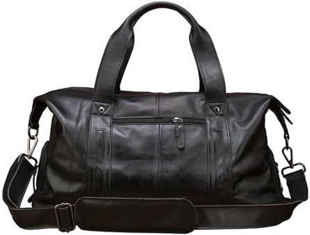Reisetasche Leder Reisetasche Aus Leder, Gepäcktasche, Große Kapazität, Handtasche for Outdoor-Aktivitäten, Lässige Umhängetasche Wasserdicht