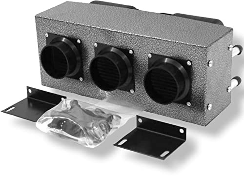 30,000 BTU High Output 12 Volt Auxiliary Heater Quiet Operation Truck Bus Van 3 Speed Fan