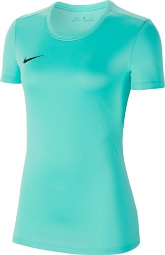 Nike Damen T-Shirt W NK Dry Park VII JSY SS, Hyper Turq/Black, XS, BV6728