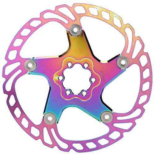 Mountainbike Bremsscheibe, Mountainbike Bunt 6 Loch Scheibenbremse Rotor 140/160 /180/203 mm Scheibenbremse Rotor Fahrrad Bremsscheibe Ersatz (203mm)