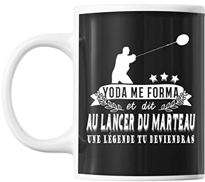 Mug lancet du marteau Légende Athlète