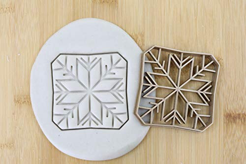 Cookie Cutter Fondant Keksstempel/Ausstechform Keksausstecher Plätzchen Weihnachten Schneeflocken Type 1 ca. 8cm