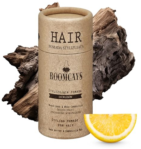 Haarpomade für Männer – mittlerer Halt, halbmattes Finish, verleiht dem Haar einen gesunden Glanz, formt die Haare ohne zu verhärten, natürlicher Look, ideal für den Alltag