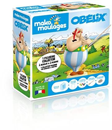 mako moulages - 1 molde Obélix - Kit de entretenimiento creativo yeso y pinture-Made in France-39090 -