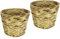Flair Flower Pot de Fleurs en Jacinthe d'eau - Pot de Fleurs - Pot de Fleurs - Pot de Fleurs - Pot décoratif tressé - Pot de Fleurs pour Fleurs artificielles et Plantes