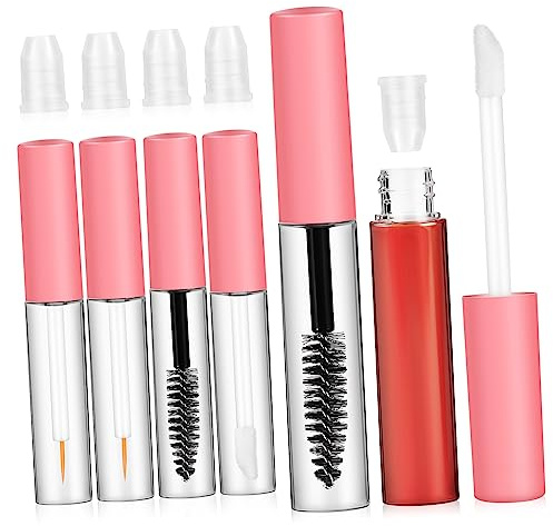 minkissy 6 Stk Leere Flasche Eyeliner-tube Leere Mascara-tube Leerrohr Lipgloss Tube Wimperntusche Leer Behälter Mascara Behälter Wimpern Serum Ascara Behälter Leer Auslaufsicher Verlängern