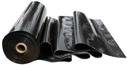 MFLCBK Bache pour Bassin Membrane HDPE pour Piscines Koï et Poissons Flexible Pliable et Imperméable 0,2mm D'épaisseur Un Aménagement Paysager Durable Matériau HDPE(Size:7x9m(Thick 20s))