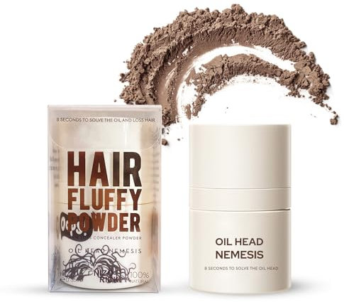Hair Texture Powder, Root Touch Up, Volume Styling Powder Women, Hairline powder.10g (0.35 oz) (Light Brown)