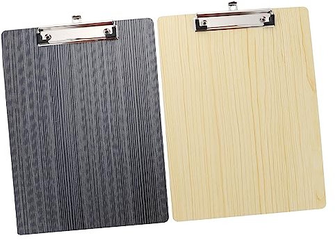 FUNOMOCYA 2pièces Clipboard Pour Écriture Support De Document Pratique Lot De Pince à Dessin Écrire Bureau Et