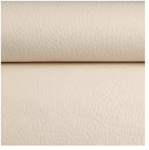 Kunstleder Selbstklebend Selbstklebendes Kunstleder Für Reparaturen, Selbstklebendes Lederreparaturpflaster Für Möbel, Vinyl Reparatur Leder, Leder Flicken Für Couch Stühle Autositz(Beige white)