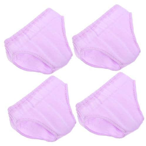 WESIEVYA 4pièces Culottes De Poupée Miniatures Accessoires De Costume pour Poupée De sous-vêtements pour Jeu De Rôle Et Habillage
