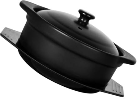 SHOWERORO Cocotte De Cuisine Céramique Marmite à Ragoût Avec Couvercle Cocotte Pour Mijoter Riz Poulet Braisé Et Soupes