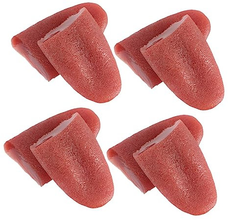 Genérico 8 Piezas Lengua Falsa Cuchillo Zombi Piercings Falsos en la Nariz Caca Falsa Nariz Falsa explotar Accesorios para actuaciones en Escenario Juguetes Truco Accesorios complicados