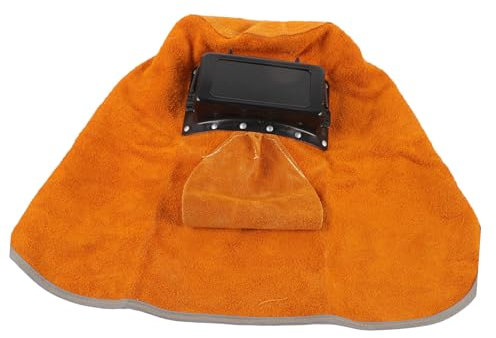 DIYEAH Per Saldatura in Bovina Con Schermo Antiriflesso Cappuccio Per Saldatura Con Oscuramento Automatico Design Montato Sulla Testa