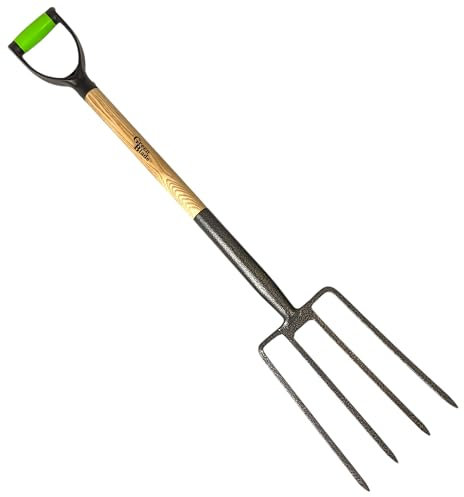 Heavy Duty Garden Digging Fork - Garden Tools Outdoor digging Gardening Accessories, With Durable D-Handle, Gardening Tools