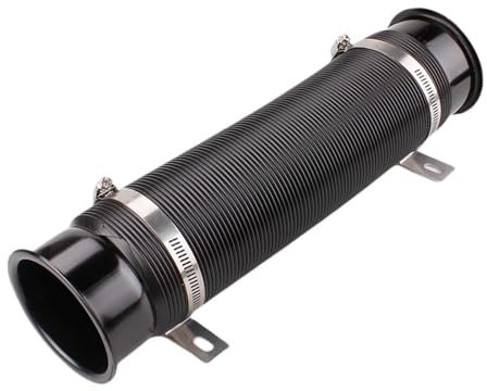 Lufteinlass,76 Mm Auto Kaltluft Turbo Einlassrohr Verstellbar Flexibler Kanal Schlauch Entlüftung Luftfilter Ansaugschlauch