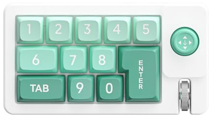 KHZen K810 Keypad Programable Soporte Macro 12 Teclas Mecánicas Tecillos Personalizables con Cable Cableizado Hotpappable