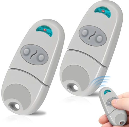 Telecomando Cancello, 433,92MHz Telecomando Cancello Universali, 2 PCS Telecomando Universale Cancello Compatibile con C@me 432EV,EE,NA, 2 Canali