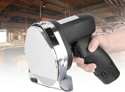 FHRKA Cortadora de Kebab Eléctrica - Cuchilla de Acero Inoxidable de 80W, Cortadora de Carne Doner Inalámbrica para Barbacoas y Restaurantes, Mango Antideslizante