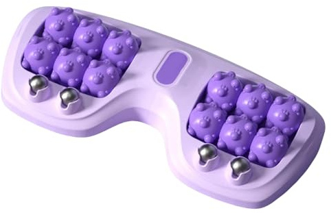 Rodillo Masajeador Para Pies Herramienta Ergonómica para Ejercicio | Masajeador profundo de doble pie Hombres Mujeres Atletas Corredores Hogar Gimnasio Exterior Viaje