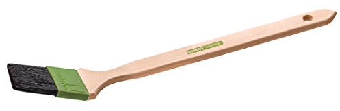 Colorus High Premium Heizkörperpinsel 60 mm | Winkelpinsel Solid für zähe und lösemittelhaltige Lacke und Farben | Lackierpinsel mit stabilisierten Chinaborsten | Lackpinsel | Eckenpinsel