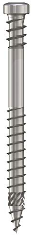 RT UNI A2 Terrassenschraube Zyl.-Kopf SIT20 Edelstahl A2 blank + Bit 5,0x60-400 Stk