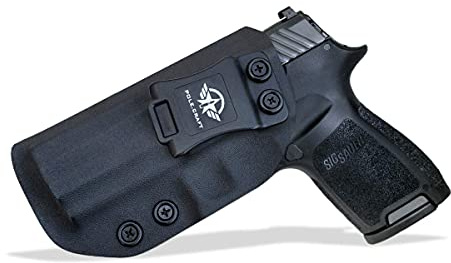 IWB Tactical KYDEX Pistolenholster for Sig Sauer P320 Full Size / P250 / P320 Carry / P320 Compact Medium Pistolenhalfter Hängend Verdeckte Versteckte Pistole Case Waffenholster