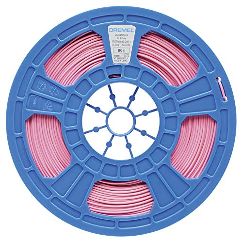 Dremel PL09JA 3D PLA Filament 1,75mm für 3D Drucker in Rosa, Vorteilspack,750g