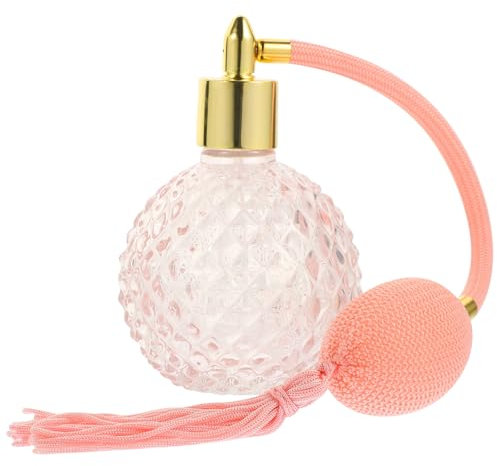 DOITOOL 1 Pieza Rociador De Perfume Vintage Botellas De Perfume De Estilo Recargador De Cristal Vacío Botella De Clásica Pulverizador De 100 ml