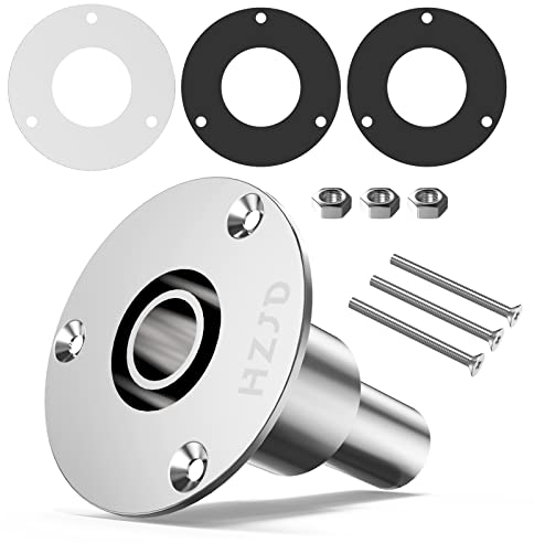 HZJD Thru Hull Exhaust Skin, 24mm Stainless Steel 316, for Diesel Parking heaters