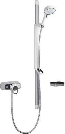 Mira Showers Select Flex Thermostatic Exposed Mixer Shower White & Chrome 31999W