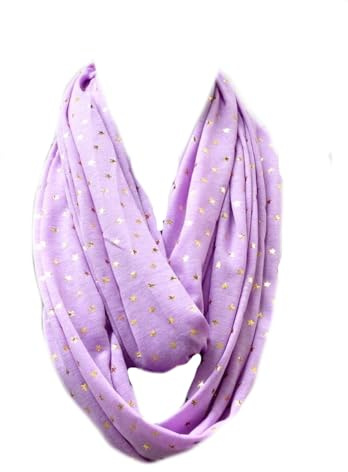 Jersey Loop Schal Tuch Halstuch Rundschal Schlauchschal Schmetterling Sterne glitzer