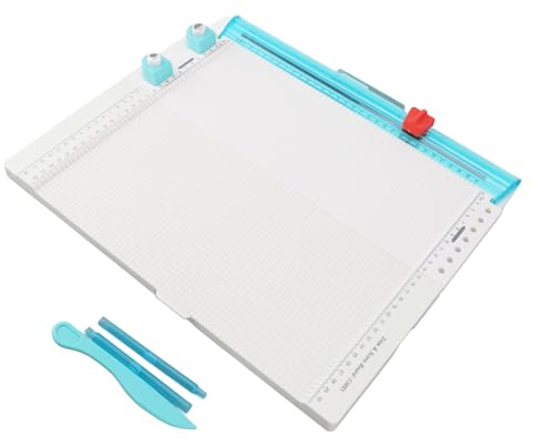 Papier Artisanal, Planche de Notation, Papier Artisanal Portable de 12 Pouces avec Pliage de Papier et Marqueur, Outil de Score et de Pliage pour le Scrapbooking