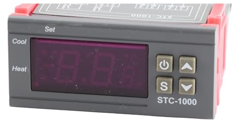 Digitaler Temperaturregler Kühl- und Heizthermostat mit Sensor -1000 Professionelles Zubehör (AC110~220V)