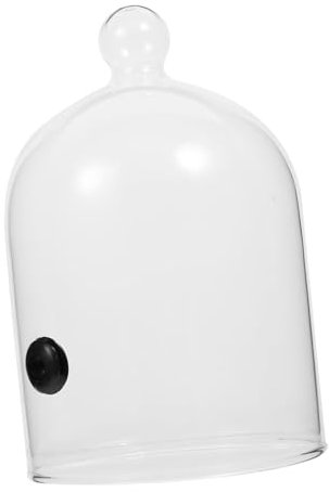 Alipis 1Stk Glasabzug glaskuppel glasdeckel tortenaufsatz Dessertabdeckung schutzhaube Glocke Mini-Kuchenform Besteck Käsekuchen staubdichte Lebensmittelabdeckung Glasplattenabdeckung