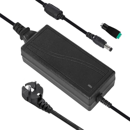 GPJYD 24V Netzteil 144W 6A, AC 100-240V zu DC 24V LED Netzteil Adapter | 5,5mm x 2,5mm DC Jack Netzteil 24Volt für 5050 2835 LED-Streifen, EU Stecker