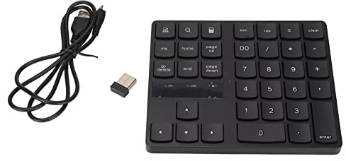 Ailgely 35 Tasten Wireless Numeric Keypad Silent Rapid Rebound Ergonomische Gaming-Tastatur Home